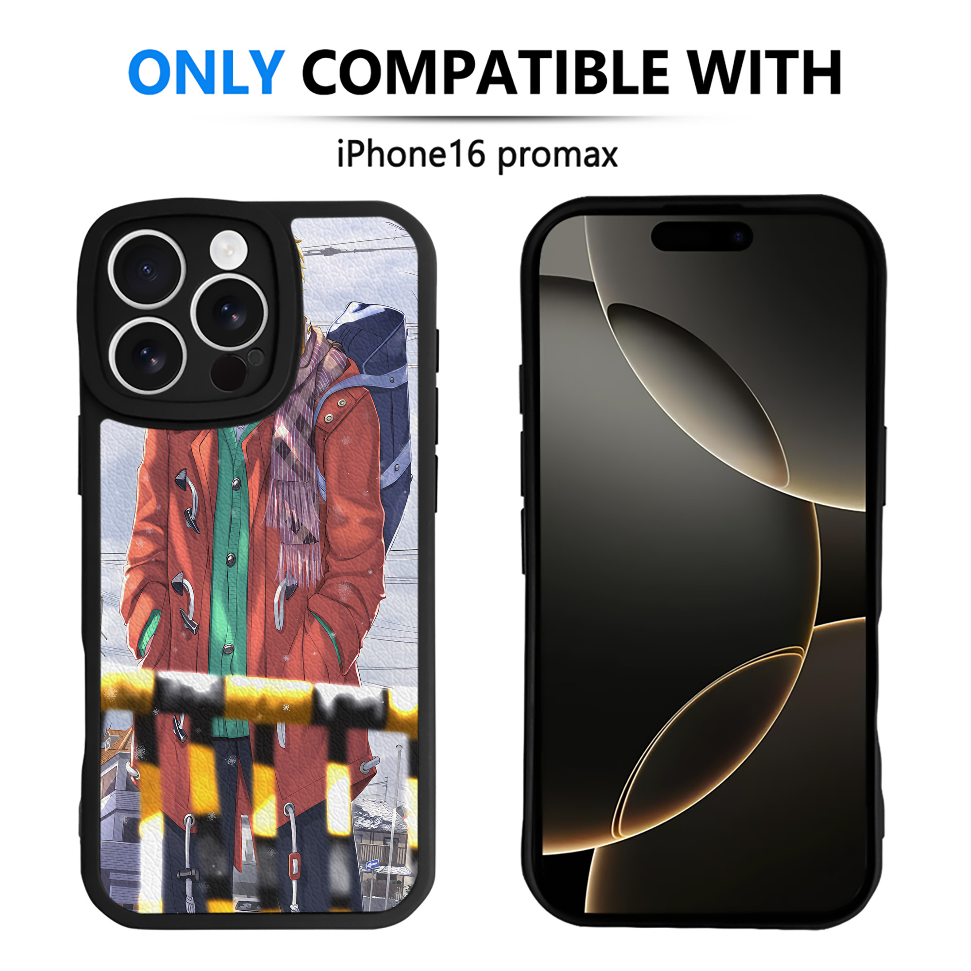 （画像用） ハイキュー!! Haikyu!! 【iPhone 16シリーズ対応】シリコンスマホケース（レザー調） 材質：シリコン